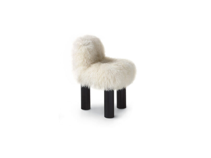 Arflex - Fauteuil Botolo High version en fourrure